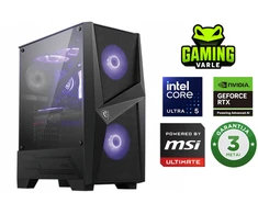 Stacionarus žaidimų kompiuteris Varlė Gaming PC Powered by MSI | Intel Core Ultra 5 225f + RTX 5060 | RAM 32 GB DDR5 | 1TB NVMe SSD