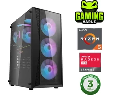 Stacionarus žaidimų kompiuteris Varlė Gaming | AMD Ryzen 5 7500X3D + RX 9060 xt 16GB | 32 GB DDR5 | 1 TB M.2 NVMe SSD | 750W PSU