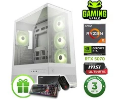 Stacionarus žaidimų kompiuteris Varlė Gaming PC Powered by MSI | Ryzen 5 9600x + RTX 5070 | RAM 32 GB DDR5 | 1TB NVMe SSD + MSI DOVANA