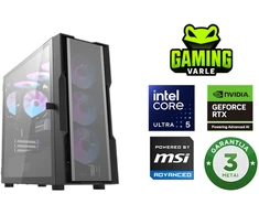 Stacionarus žaidimų kompiuteris Varlė Gaming PC Powered by MSI | Intel Core Ultra 5 225F + RTX 5060 | 16 GB DDR5 | 1 TB SSD
