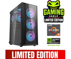 LIMITED EDITION! Stacionarus žaidimų kompiuteris Varlė Gaming AMD Ryzen 5 7500F + RTX 5070 | 16 GB DDR5 | 1 TB M.2 NVMe SSD | 750W 80Plus GOLD