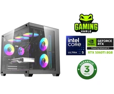 Stacionarus žaidimų kompiuteris Varlė Gaming Intel Core Ultra 5 250KF Plus + RTX 5060Ti 8GB | 16 GB DDR5 | 1 TB SSD