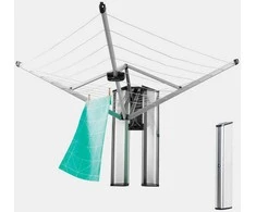 Brabantia WallFix prie sienos tvirt. džiov. 24 m - Metallic Pilkas