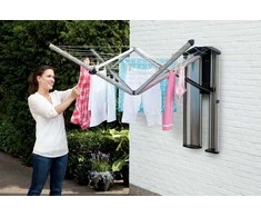 Brabantia WallFix prie sienos tvirt. džiov. 24 m - Metallic Pilkas