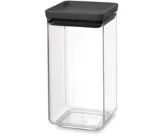 Brabantia Kvadratinis hermetinis indas biriems produktams 1.6 L