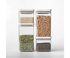 Brabantia Kvadratinis hermetinis indas biriems produktams 1.6 L
