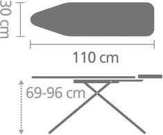 Brabantia Lyginimo lenta A 110×30 cm