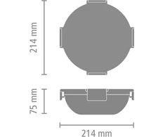 Brabantia Salotų dubenėlis, Make &amp; Take 1,3 L