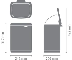 Brabantia Šiukšlių dėžė, Bo 7 L
