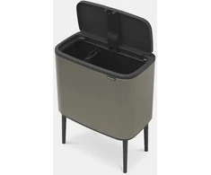 Brabantia Šiukšlių dėžė Bo Touch Bin atidaroma ranka, 11 + 23 L