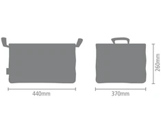 Brabantia Sulankstomas skalbinių krepšys 35 L