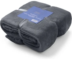 Dreamhouse Fleece pledas DH Fleece Anthracite 150x200 cm tamsiai pilkas
