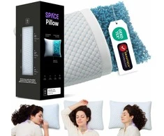 Ergonominė atminties putų pagalvė „NOXNOX® Spacepillow“, 50×70 cm – reguliuojamo aukščio ir minkštumo