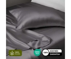 Liocelio (eukalipto) patalynės komplektas NOXNOX, 150x200 cm, pilkas, 100 % liocelis