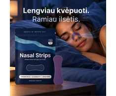 Norden Nights nosies juostelės lengvesniam kvėpavimui – 30 vnt