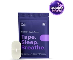 Noxnox Burnos juostelės miegui– Collagen Infused kvėpavimui per nosį, 30 vnt. pakuotėje