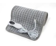 Patalynės komplektas Swiss nights Elektrinis šildantis kilimėlis 60x30 cm – 10 šilumos lygių, automatinis išsijungimas, skalbiamas