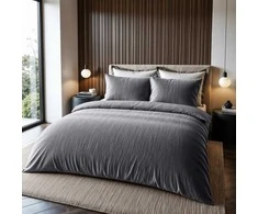 Patalynės komplektas Sleeptime Mikroperkalio patalynė Velvet Cartier antracito spalvos 200x220