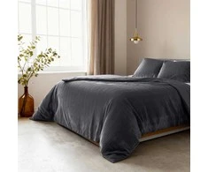Patalynės komplektas Sleeptime Mikroperkalio patalynė Velvet Lining juoda 200x220