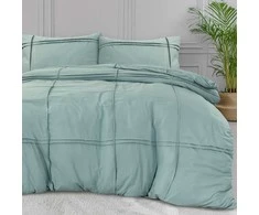Patalynės komplektas Sleeptime Mikropluošto patalynė Washed Tufted žalia 200x220