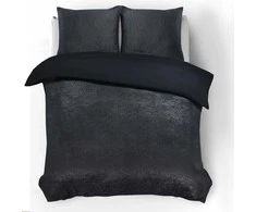 Patalynės komplektas Sleeptime Mikropluošto patalynė Glamour Deco Foil juodos spalvos 200x220