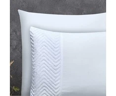 Patalynės komplektas Sleeptime Mikropluošto patalynė Velvet Crossline balta 200x220