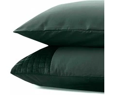 Patalynės komplektas Sleeptime Velvetiniai pagalvių užvalkalai žali 2 vnt. 60x70 cm – 100% velvet poliesteris, aksominė juosta