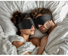 Sleeptime Šilkinė miego kaukė - Rožinė