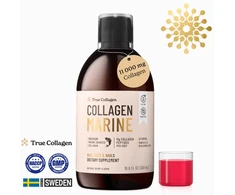 Swedish Nutra True Collagen Marine – premium jūrinis kolagenas plaukams, odai ir nagams, 500 ml