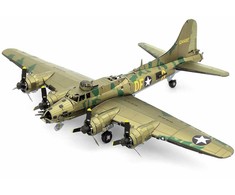 Metalinis 3D konstruktorius Metal Earth B-17 Flying Fortress spalvotas