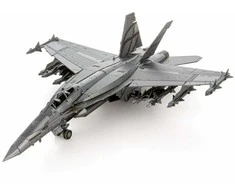Metal Earth Metalinė 3D dėlionė - F/A-18 Block III Super Hornet lėktuvas