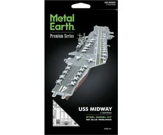 Metal Earth Metalinė 3D dėlionė - USS Midway (CV-41) laivas