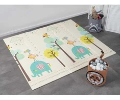 Vaikiškas žaidimų kilimėlis ECOTOYS 200x180 cm, dvipusis