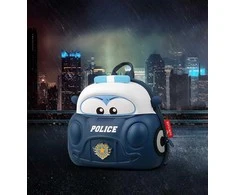 Vaiškika kuprinė policijos mašina