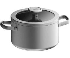 BergHOFF 20 cm troškintuvas su dangčiu - Graphite serija su stikliniu dangčiu, išlaikančiu drėgmę ir skonį