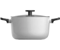 BergHOFF 24 cm puodas - Glints Spirit serija su stikliniu dangčiu ir sveika nepridegančia danga