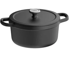 BergHOFF 26 cm ketaus puodas - Graphite serija su laistymo dangčiu lėtam gaminimui