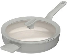 BergHOFF 26 cm troškintuvas su dangčiu - Balance Moonmist su stikliniu dangčiu, keramine nepridegančia danga, tinka indukcijai