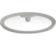 BergHOFF 28 cm stiklinis dangtis - Balance Moonmist su silikoniniu kraštu, garų anga ir patogia rankena