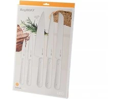 BergHOFF 5 dalių peilių rinkinys - Glints Spirit universalus rinkinys su duonos, pjaustymo ir šefo peiliu
