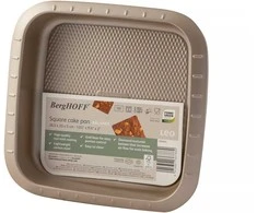 BergHOFF kvadratinė kepimo forma 22x22x5 cm - Balance serija, neprideganti anglinio plieno su padalijimo tinkleliu