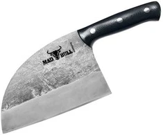 Samura MAD BULL serbiškas šefo peilis 180 mm, juoda rankena – profesionalus, patvarus virtuvinis kapoklis