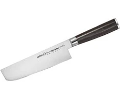 Samura MO-V 6.6" Nakiri Peilis - Authentic Japanese Steel Chef's Peilis for Precision Vegetable Cutting