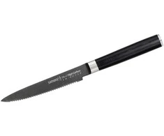 Samura MO-V Stonewash pomidorų peilis 120 mm – profesionalus, ilgalaikis, ergonomiškas pjaustymas