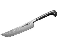 Samura SULTAN virtuvinis šefas peilis 164 mm (7") — profesionalus, ilgaamžis, juodas, ergonomiškas pjovimas