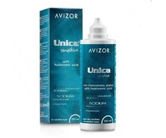 Kontaktinių lęšių skystis Avizor Unica sensitive, 350 ml