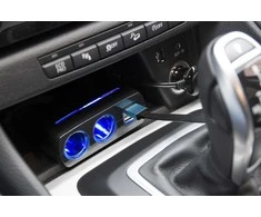 Neoline SL-221 automobilio cigarečių lizdo skirstytuvas x2+2USB