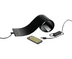 LED švieslentė "velnio akys" 70x173 mm., USB jungtis