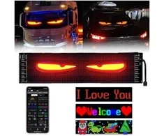 LED švieslentė "velnio akys" 70x173 mm., USB jungtis