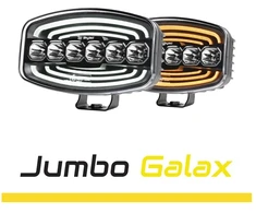 Žibintas SKYLED Jumbo Galax FULL LED 9X (60w, balta ir oranž. gabarit.), JE320.110